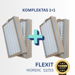 FLEXIT NORDIC S2/S3 FILTRŲ KOMPLEKTAS 1 + 1