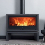 MALKOMIS KŪRENAMA KROSNELĖ PANORAMIC STOVE 9 kW