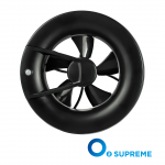 BLAUBERG VENTILIATORIUS O2 SUPREME WIFI SU JUDESIO JUTIKLIU 100/125 JUODAS