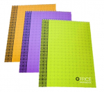 Bloknotas, A5, langeliais, 48 lapai, 70gsm, su spirale vir&scaron;uje