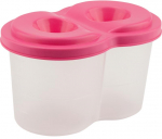 Indelis vandeniui su dangteliu KITE, dvigubas, rožinės sp.