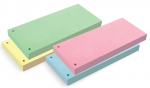 Skirtukai dokumentams FORPUS, 105x240mm, kartoniniai, 190gsm, 100vnt., geltonos sp.