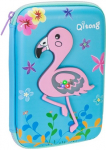 Penalas 3D FLAMINGO, Qitong, 205x145x45mm, su LED lempute, mėlynos sp.