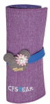 Penalas BEAR, CoolForSchool, 195x60x50 mm, violetinės sp.