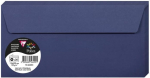 Dekoratyvinis vokas POLLEN, Clairefontaine, DL (110x220mm), 120gsm, tamsiai mėlynos sp.