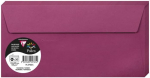 Dekoratyvinis vokas POLLEN, Clairefontaine, DL (110x220mm), 120gsm, avietinės sp.