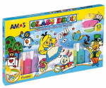 Vitražinių dažų rinkinys GD22P13, Amos, 13 spalvų po 22ml