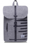 Laisvalaikio kuprinė BODACHEL, 380x140x260mm, 12L, 800g, pilkos/juodos sp.