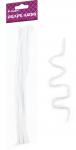 &Scaron;enilo vielos strypeliai CRAFT ARTS, Fandy, 6mm x 30cm, 15 vnt., baltos sp.