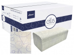 Lapiniai popieriniai rank&scaron;luosčiai ELLIS Professional V, 150 lapelių, 2 sl., baltos/violetinės sp., celiuliozė