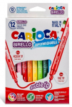 Flomasteriai BIRELLO, Carioca, dvipusiai, 12 sp.