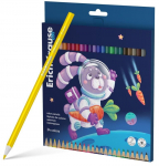 Spalvoti tribriauniai pie&scaron;tukai SPACE ANIMALS, ErichKrause, 24 sp.