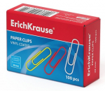 Sąvaržėlės ErichKrause, 28 mm, 100 vnt., dengtos plastiku, įvairių sp.