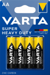 Baterijos VARTA Super Heavy Duty, AA (LR6), 4 vnt.