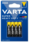 Baterijos VARTA Super Heavy Duty, AAA (LR03), 4 vnt.