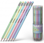 Grafitinis tribriaunis pie&scaron;tukas PASTEL, ErichKrause, HB, su trintuku
