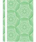 Plastikinis segtuvėlis dekoruotu vir&scaron;eliu KALEIDOSCOPE, Optima, A4+, žalios sp.