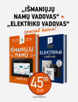 Knygų rinkinys "Elektriko vadovas. II papildytas leidimas" ir "I&scaron;maniųjų namų vadovas" specialia kaina