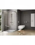 Du&scaron;o kabina Pivot PSKK3, Chromo, RAVAK : Dydis - 100