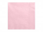 Napkins, 3 layers, light pink, 33x33cm (1 pkt / 20 pc.)