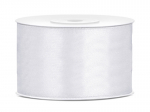 Satin Ribbon, white, 38mm/25m (1 pc. / 25 lm)
