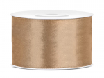 Satin Ribbon, light gold, 38mm/25m (1 pc. / 25 lm)