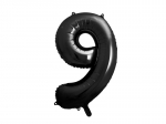 Foil Balloon Number 9 , 86cm, black