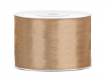 Satin Ribbon, light gold, 50mm/25m