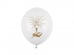 Balloons 27cm, Holy Communion, Pastel Pure White (1 pkt / 6 pc.)