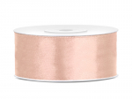 Satin Ribbon, light peach, 25mm/25m (1 pc. / 25 lm)