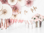 Banner Miss to Mrs, rose gold, 18x76cm