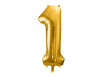 Foil Balloon Number 1 , 86cm, gold