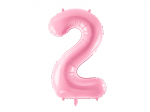 Foil Balloon Number 2 , 86cm, pink