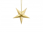 Paper star, 30cm, gold