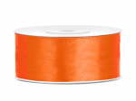 Satin Ribbon, orange, 25mm/25m (1 pc. / 25 lm)