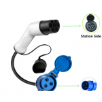 type 2 jungties ki&scaron;tukas i&scaron; stotelės į 7kW ki&scaron;tuko antgalį , krovimas 16A, 6.6 kW