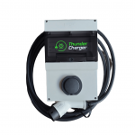 krovimo stotelė 3 Fazės, 22 kW su Type 2 rozete ir atskiru Type 2 laidu 5m ilgio