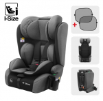Automobilinė kėdutė &laquo;Tulano Zooma 25 Grey - Black 76 -150cm I-Size&raquo;, pilka - juoda