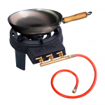 PRO Wok degiklio rinkinys &bdquo;HOT WOK&ldquo; 12 kW (wok keptuvė, reguliatorius, žarna)