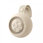 Babacom ne&scaron;iojamas baltojo triuk&scaron;mo aparatas su balso įra&scaron;ymo funkcija ir naktine lempute