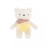 Migdukas me&scaron;kutis myHummy su baltuoju triuk&scaron;mu Bear Ecru/Pink 5in1