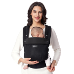 Momcozy ergonominė ne&scaron;ioklė su orui laidžiu audiniu Air Mesh Black