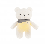 myHummy migdukas me&scaron;kutis su baltuoju triuk&scaron;mu Bear Ecru/Grey 5in1