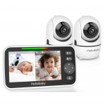 HelloBaby mobili auklė su 2 vaizdo kameromis HB6250-2 5&Prime; ekranas