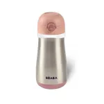 BEABA metalinė gertuvė nuo 18 mėn. 350 ml Old Pink