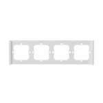 SONOFF 4 vietų baltas rėmelis M5-80W jungikliams