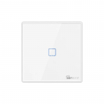 Sonoff T2EU1C-RF 433MHz belaidis liečiamas sieninis 1 mygtuko jungiklis