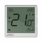 Engo EONE Zigbee 3.0 belaidis termostatas, baltas