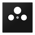 JUNG dangtelis SAT-TV-FM LS serija, juodas matinis