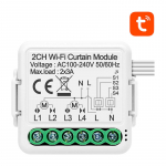 Avatto 2 kanalų Wifi užuolaidų pavaros valdymo relė N-CSM01-2 TUYA